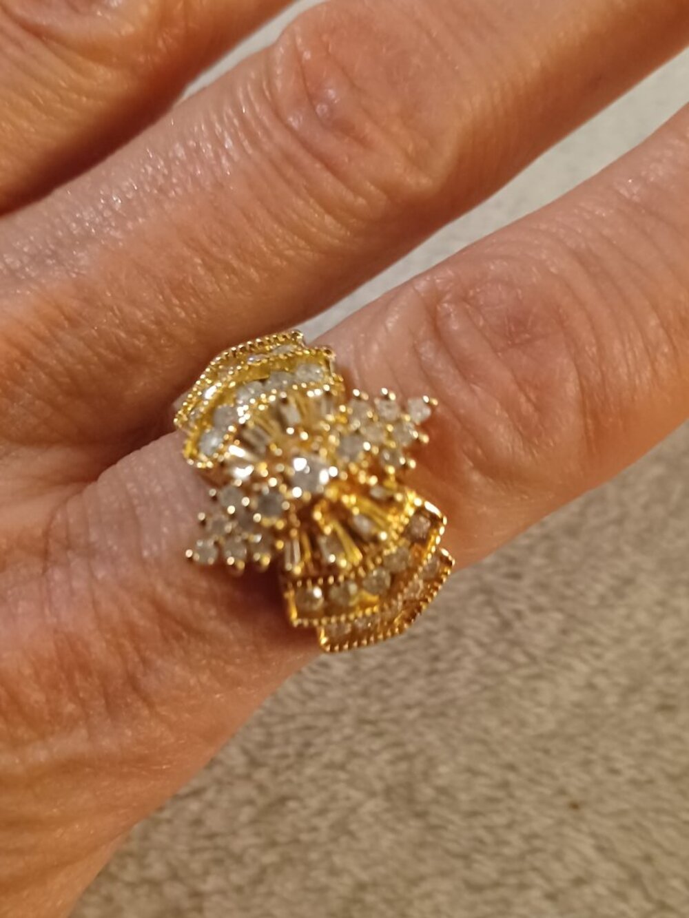 14k YG and 2ct Diamond Ring